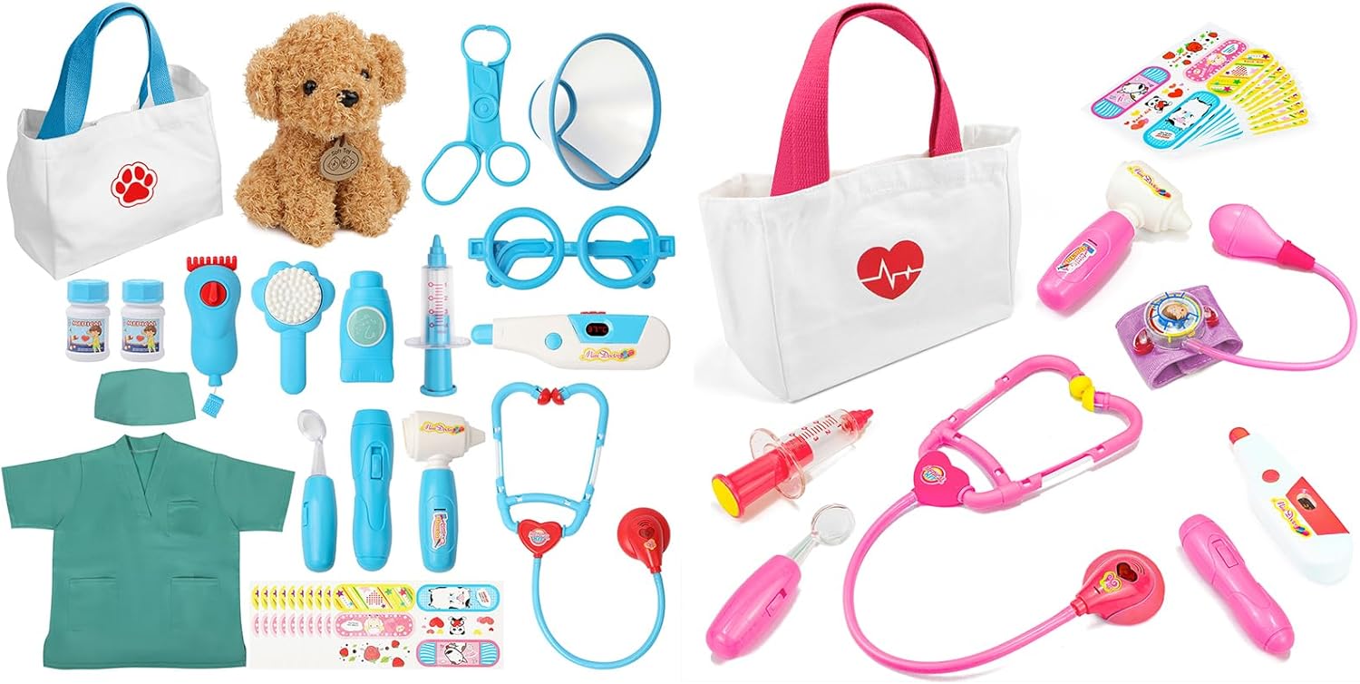 Liberry Toddler Toys for 3 4 5 Years Old Boys Girls Christmas Birthday Gift, Pretend Doctor Kit