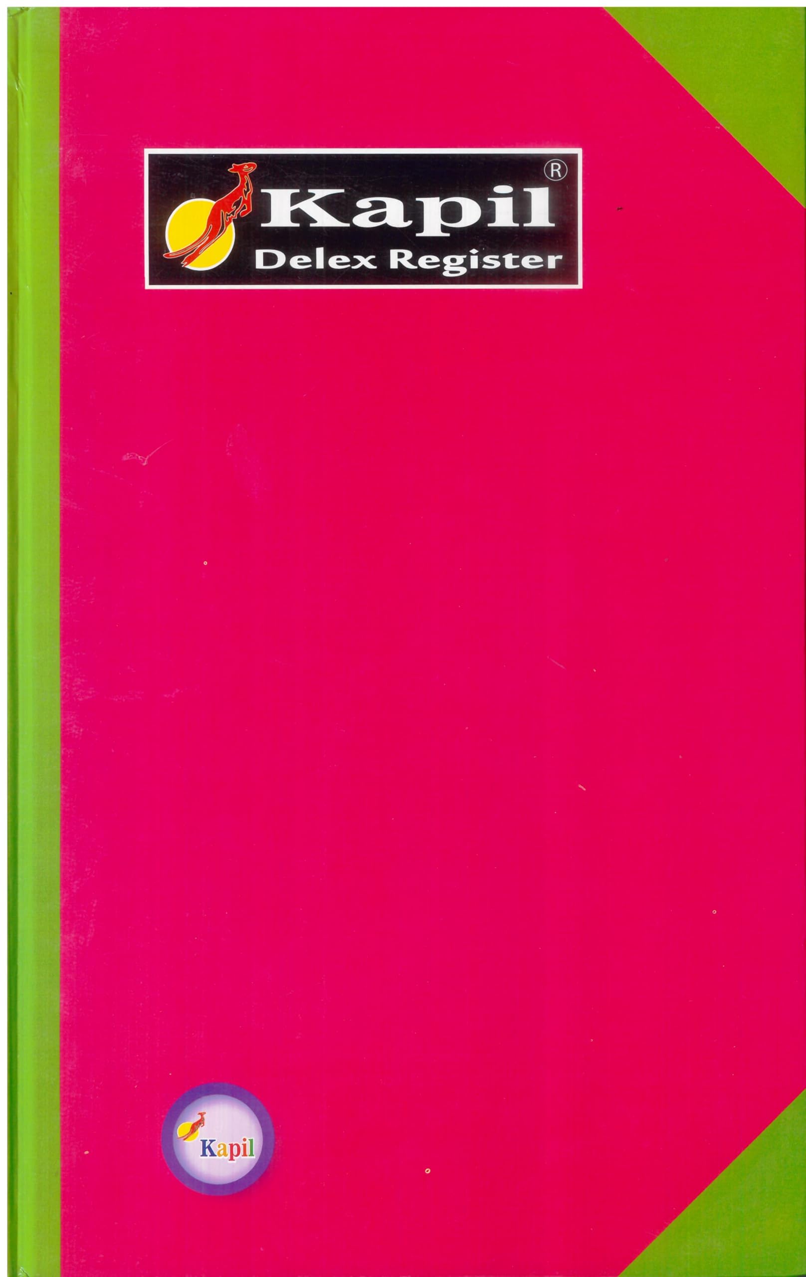 Kapil Delex Register,400pages, Hardcover with Rainbow Design (PACK