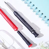 Vista 8 de Juego de lápices mecánicos de carpintero que incluye 1 bolígrafo de grabado, 3 lápices mecánicos de 0.098 pulgadas (0.079 in) con 12 repuestos, 3