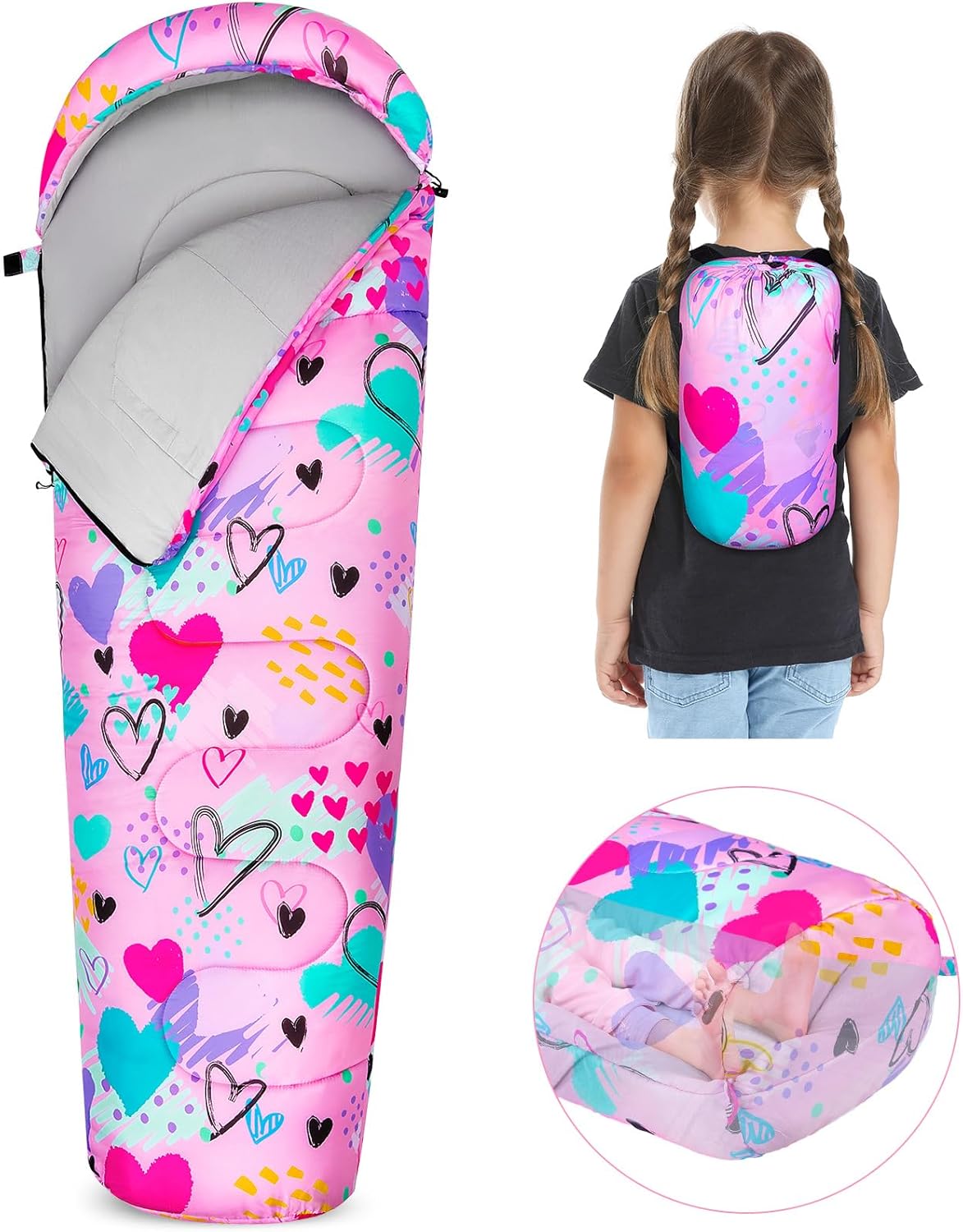 FIOBEE Kids Sleeping Bag for Girls Boys Season Kuwait Ubuy