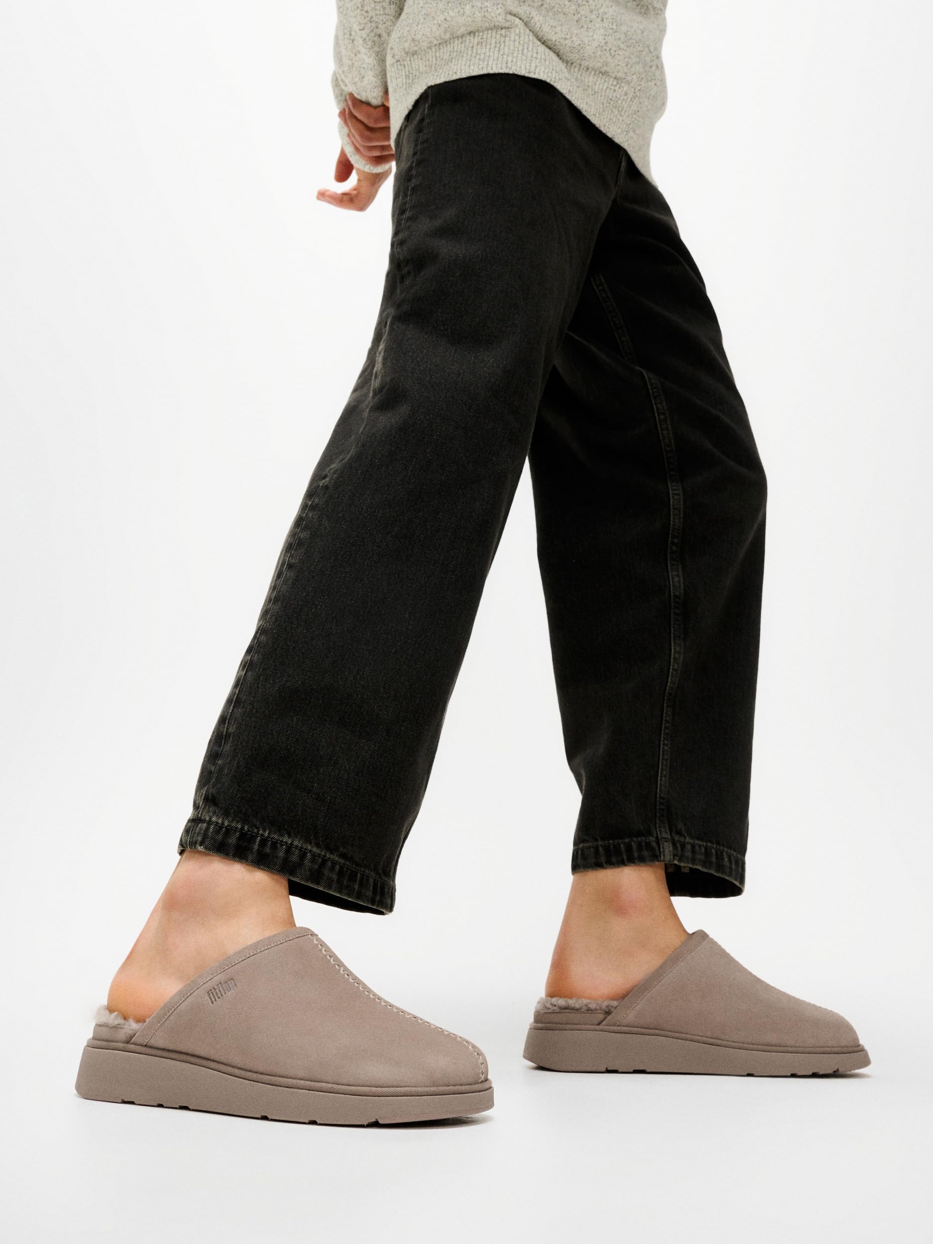 Fitflop Herren Gen-ff Mens Shearling-lined Suede SlippersHausschuh