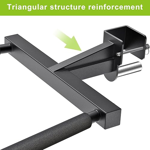 Miniatura 7 de Kipika Y-Shaped Dip Bar for Power Cage with 58" or 1" Hole - Dip Bar Attachments for Home Gym - Heavy Duty Power Rack Attachments - Squat Rack