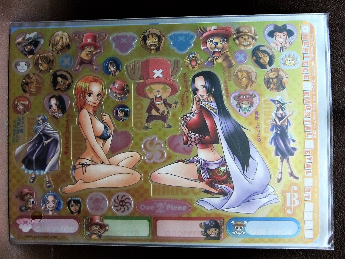 超貴重　 ワンピース メモリアルメタルアート 2010年　ジャンボカードダス ワンピース ジャンボカードダス メモリアル メタルアート 4枚 - メルカリ