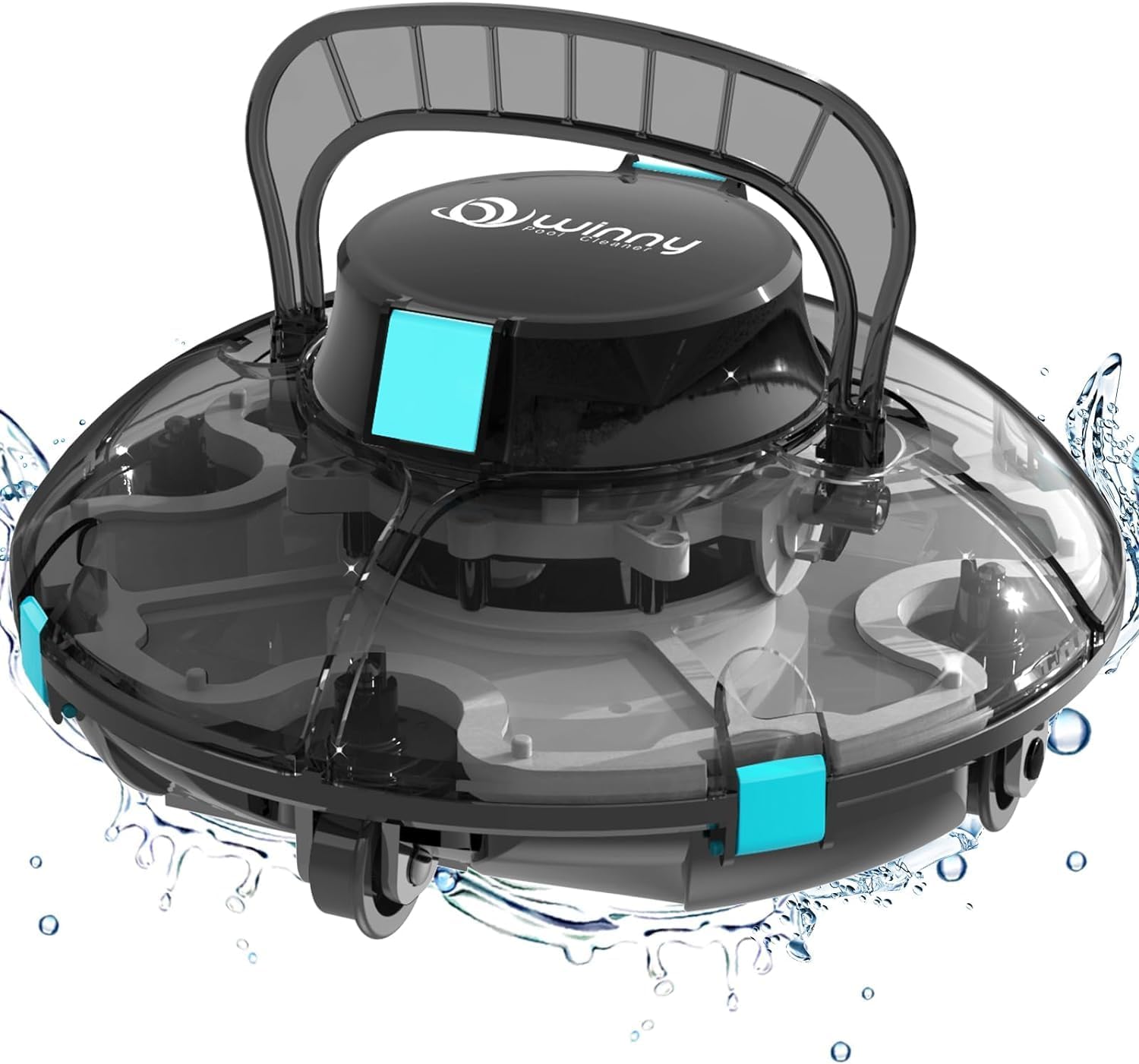 Robotic Pool Vacuum – Cordless Pool Robot for Above Ground Pools