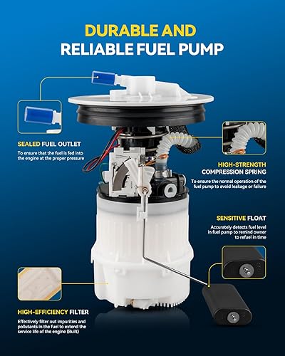 Miniatura 2 de PHILTOP FG1249 Conjunto de bomba de combustible eléctrica para M-a-z-d-a 3 2004-2009 2.0L 2.3L, reemplazar # E8591M, P76308M, SP4052M
