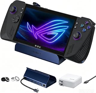 iVANKY 8-in-1 ROG Ally/Rog Ally X/Steam Deck Dock, mit 100W Ladegerät