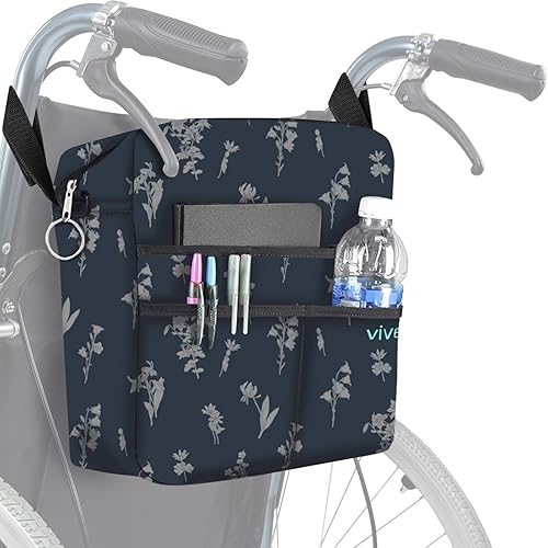 Vista 81 de Bolsa de transporte Vive para andador, universal, para accesorios de sillas de ruedas, andadores, andadores con ruedas y sillas de transporte, que