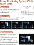 HUPEJOS Dash Cam à l'intérieur avant et arrière, libre 128G Carte incluse, 4 Chaîne 360° Affichage de la caméra Dash 4K 2160P/UHD, AI Moniteur de conduite de fatigue, 5G WiFi GPS, 8 IR Lampes Vision nocturne, 24H Mode de stationnement(V8PRO)