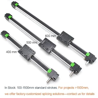 High Speed Belt Drive Linear Guide Rail Motion Slide Actuator Module 600mm Stroke for CNC Linear Position Kit