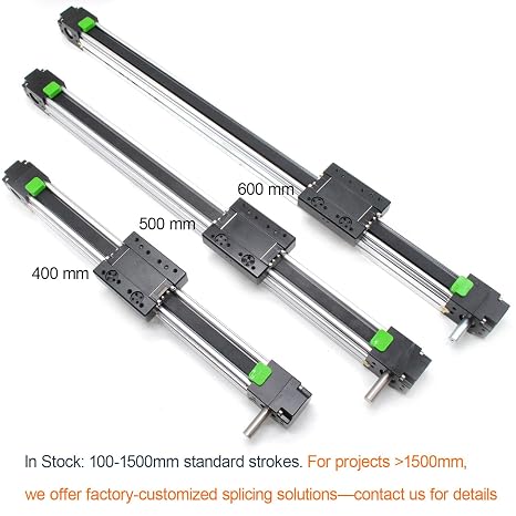 High Speed Belt Drive Linear Guide Rail Motion Slide Actuator Module 600mm Stroke for CNC Linear Position Kit