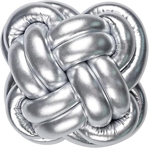 Miniatura 9 de Almohada de nudo de Navidad, hecha a mano, suaves, redondas, decorativas, anudadas, decoración del hogar, almohadas para automóvil, sofá,