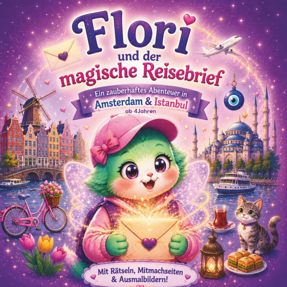 Flori und der magische Reisebrief: Ein zauberhaftes Abenteuer in Amsterdam und Istanbul