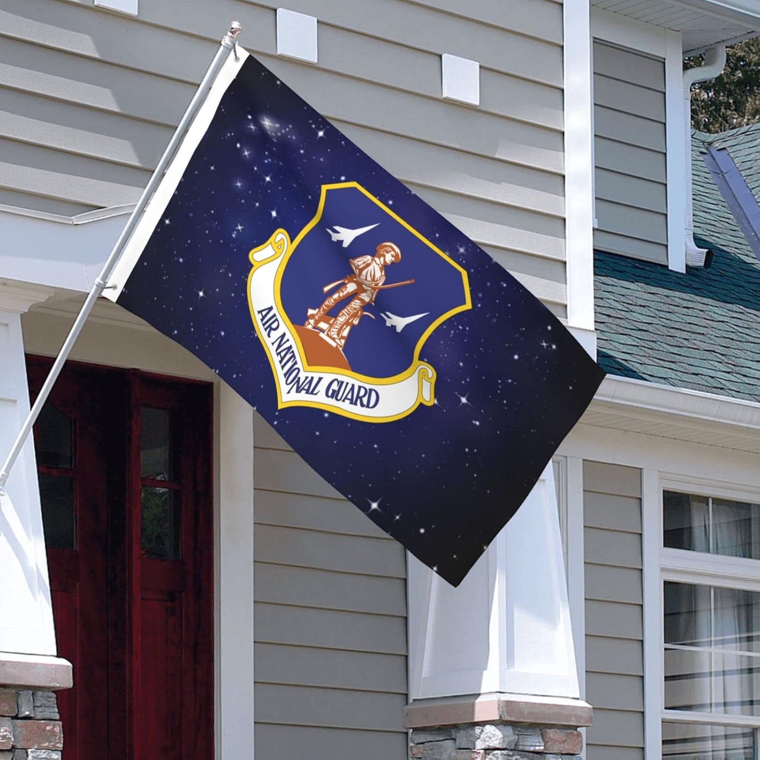 US Air National Guard Flag 3X5 Ft Double Sided Polyester Banner Vivid Color and Fade Resistant for Outdoor Yard Lawn1