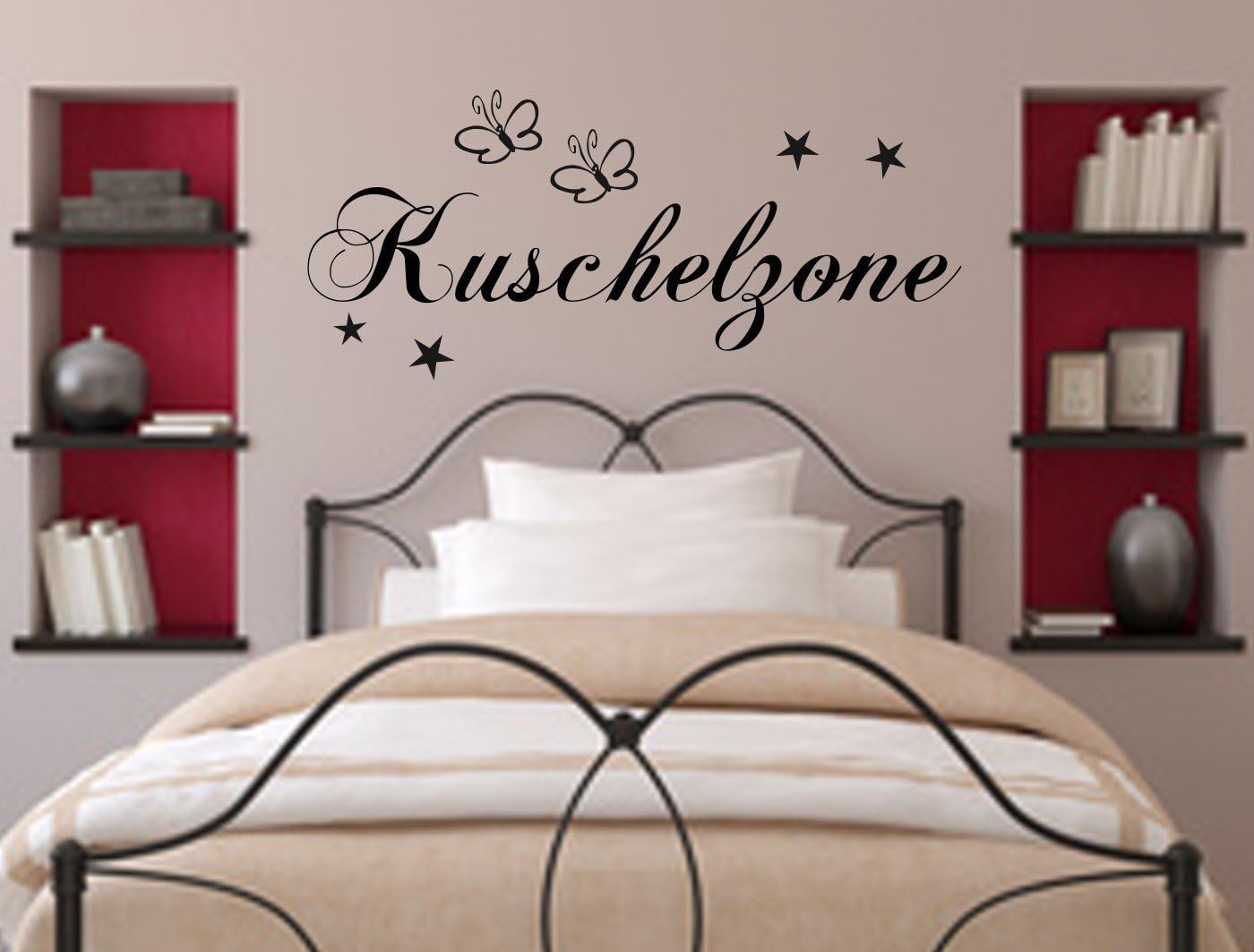 Tür-Tattoo 'Kuschelzone' – 60x27 Cm, Seidenmatte Vinylfolie, In 40 Farben Erhältlich, Leicht Anzubringen