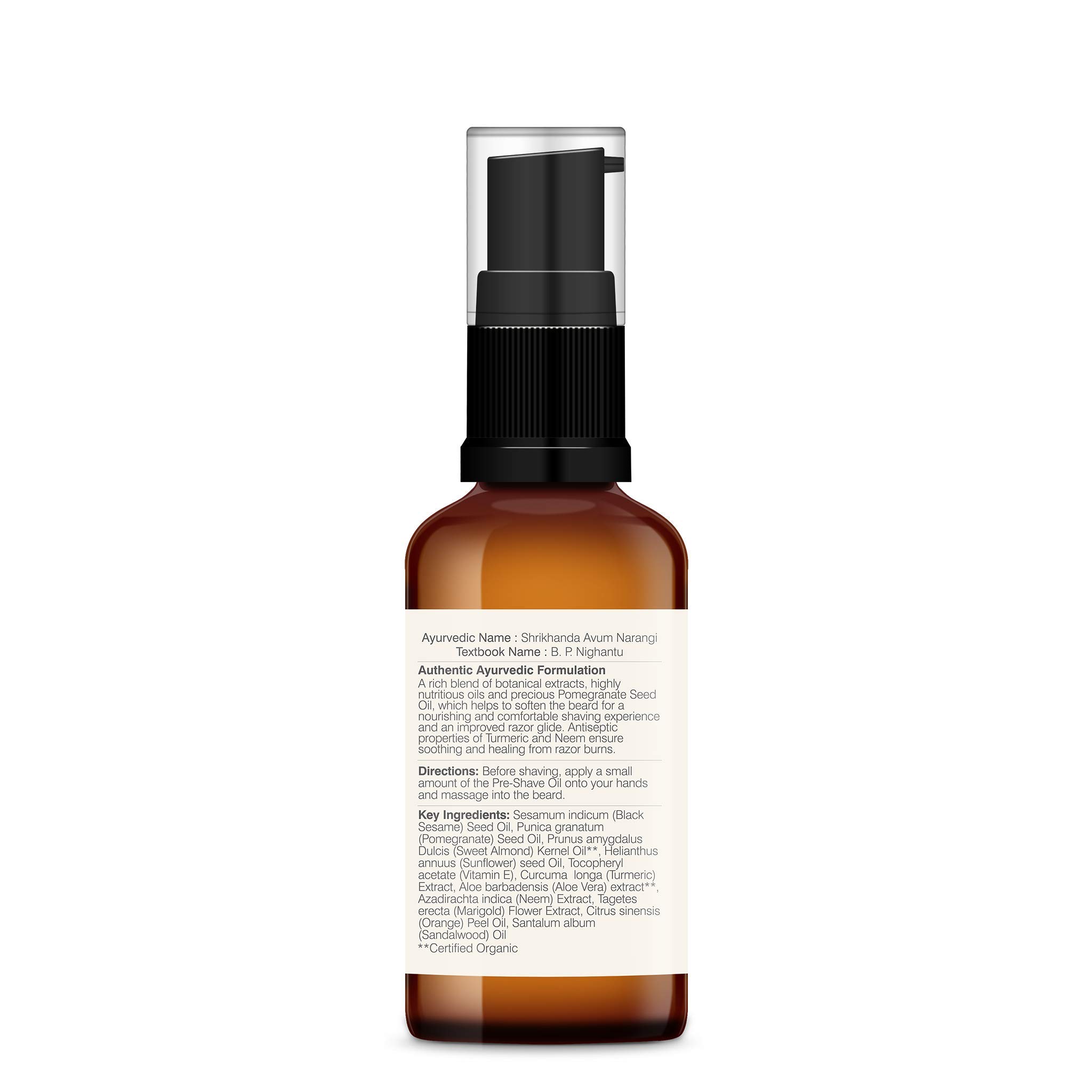 Forest Essentials Pre Shave Oil Peel, Sandalwood and Orange, 50ml