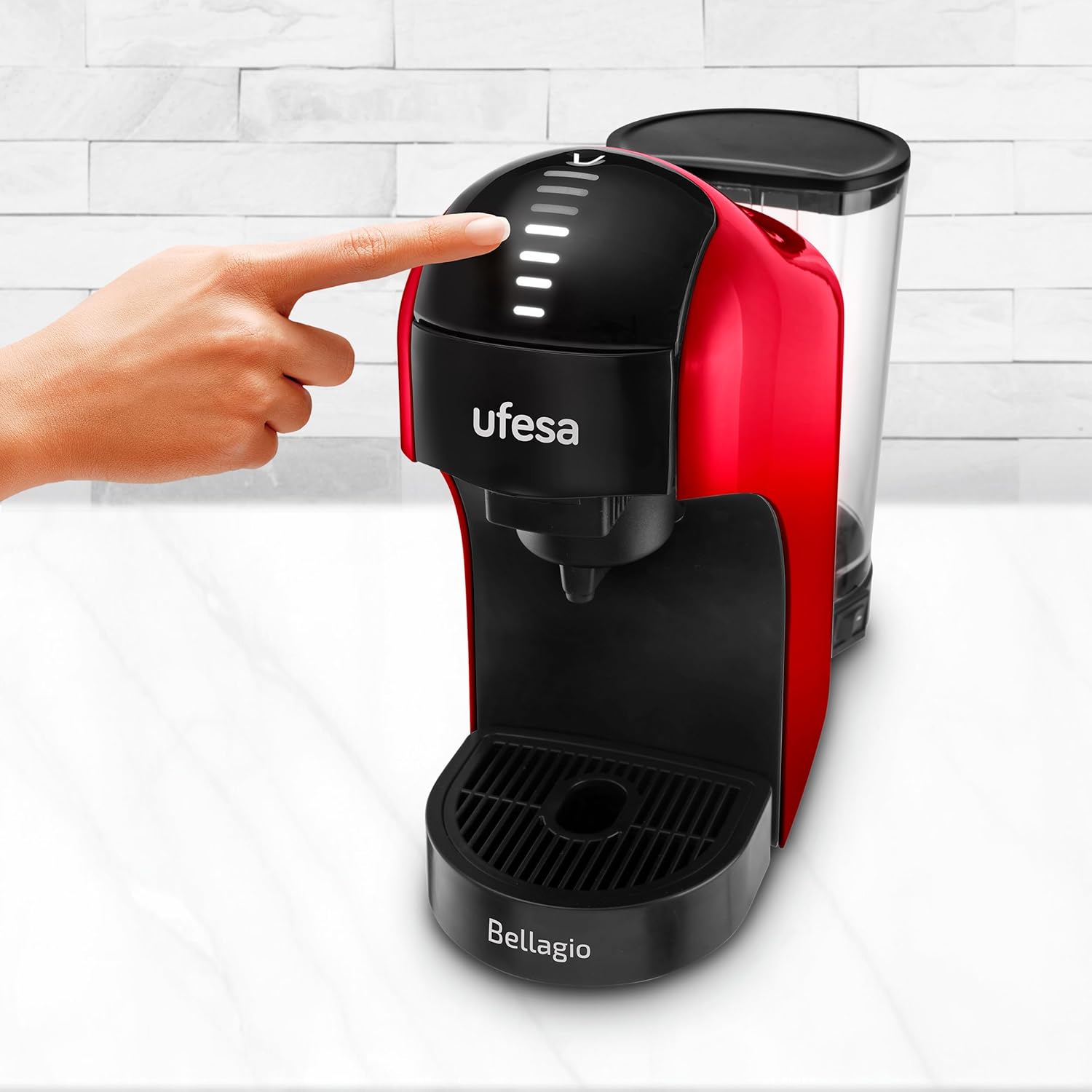 Ufesa Bellagio Rossa Capsules Coffee Maker One Size