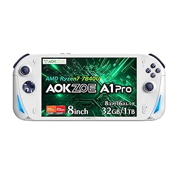 AOKZOE A1 16/512GB ポータブルゲーミングPC AOKZOE A1 Windows 11 Portable Pc Gaming Console ( 16 GB RAM