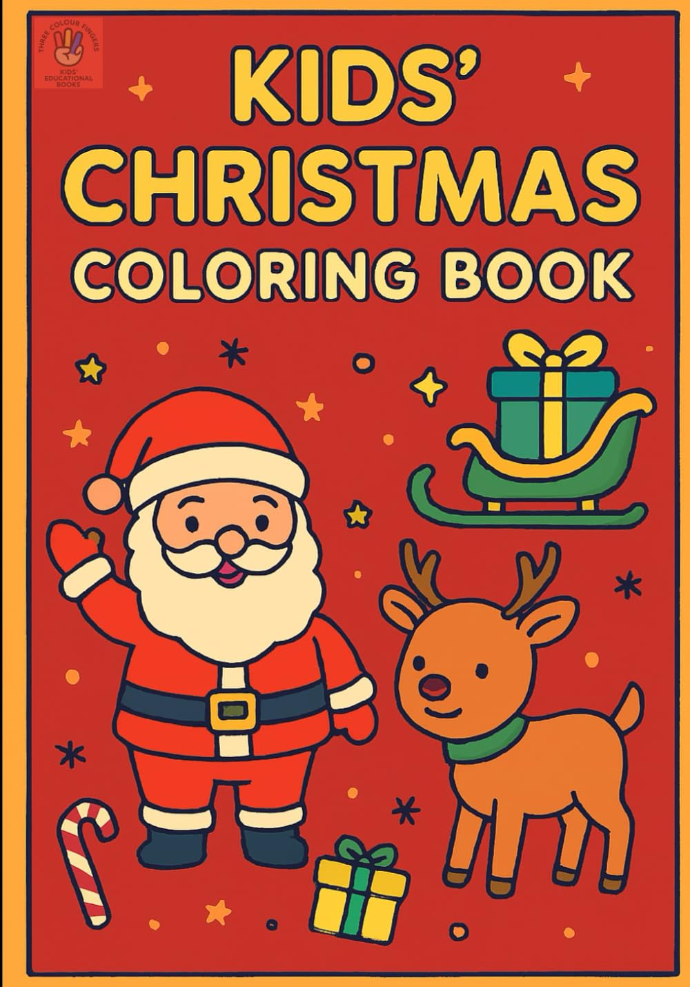 Kids Christmas Coloring Book with Numbers: Now Learn Numbers and color it, while enjoying the Christmas vacations