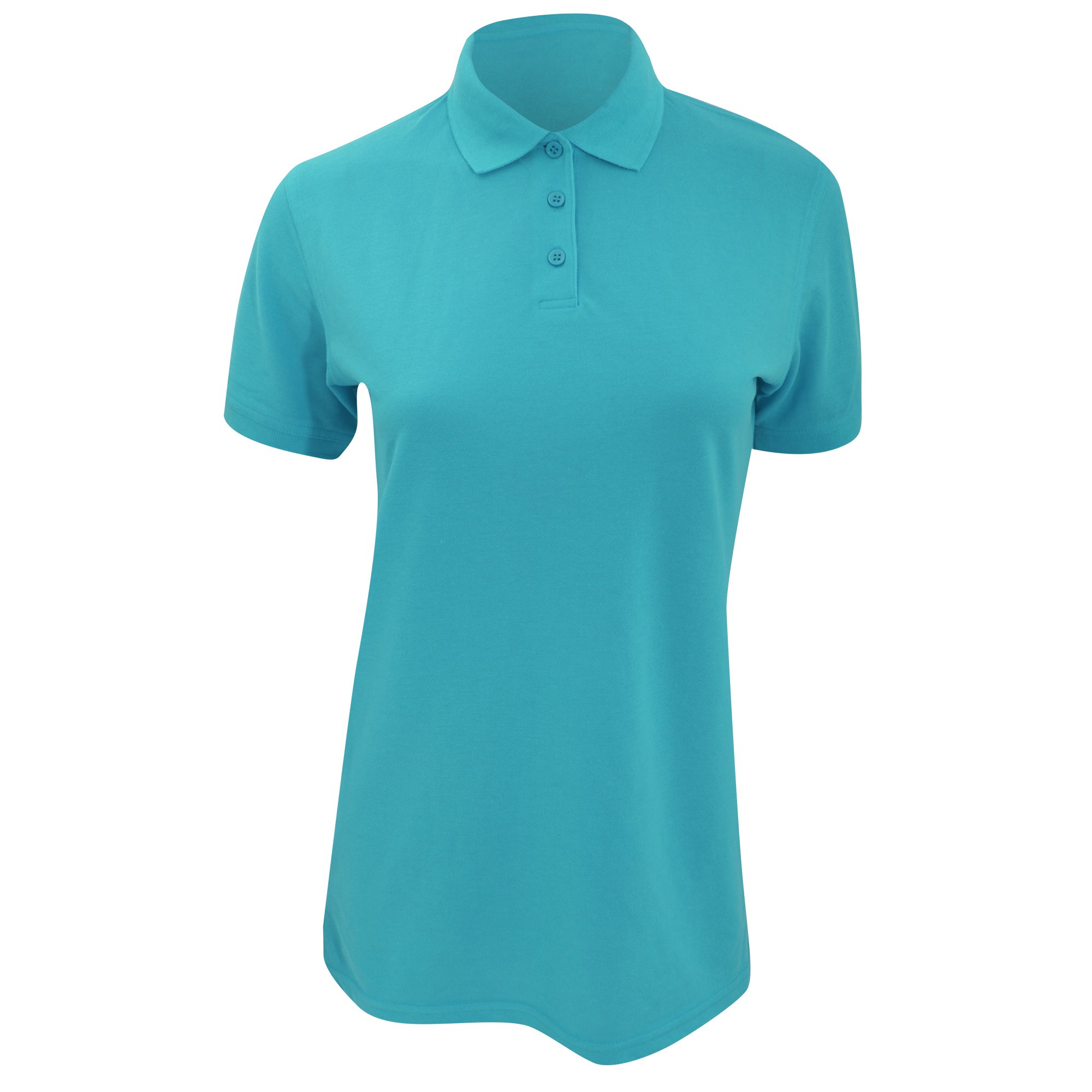 Kustom Kit - Women's Short Sleeve Polo Shirt - Turquoise - 10 (S)