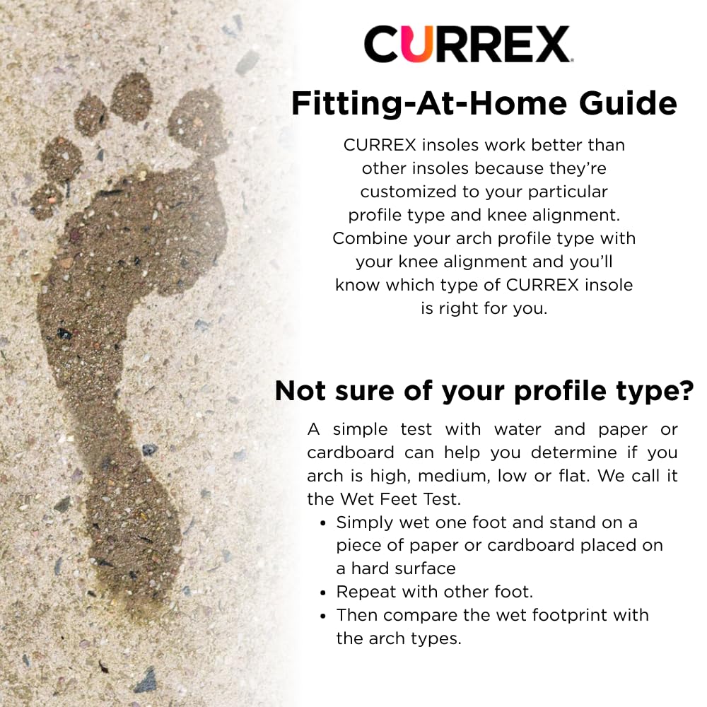 CURREX Pickleball Pro - Solette per scarpe da pickleball, inserti di supporto per arco plantare con superficie super grip e ammortizzazione del tallone di alta qualità, aiuta a migliorare la stabilità