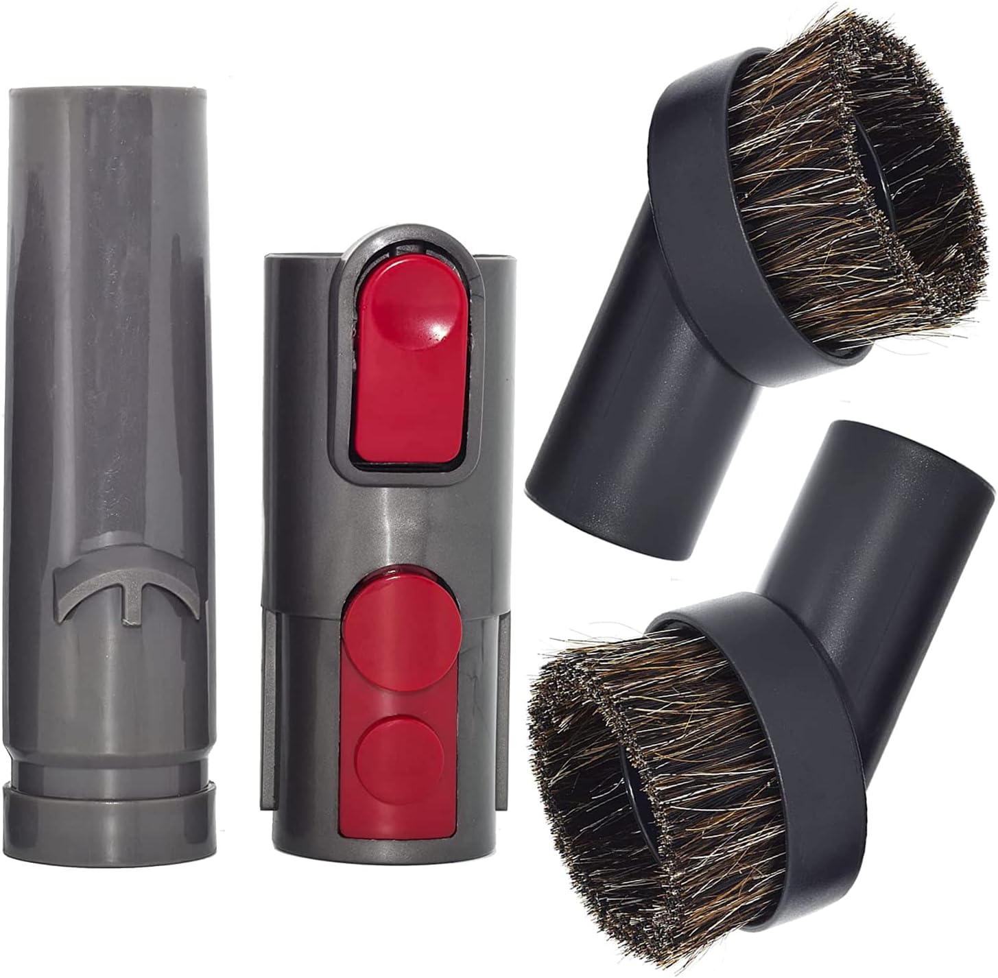 XKFLAUHM Horse Hair 1.25" Vacuum Brush Attachments Adapter Compatible