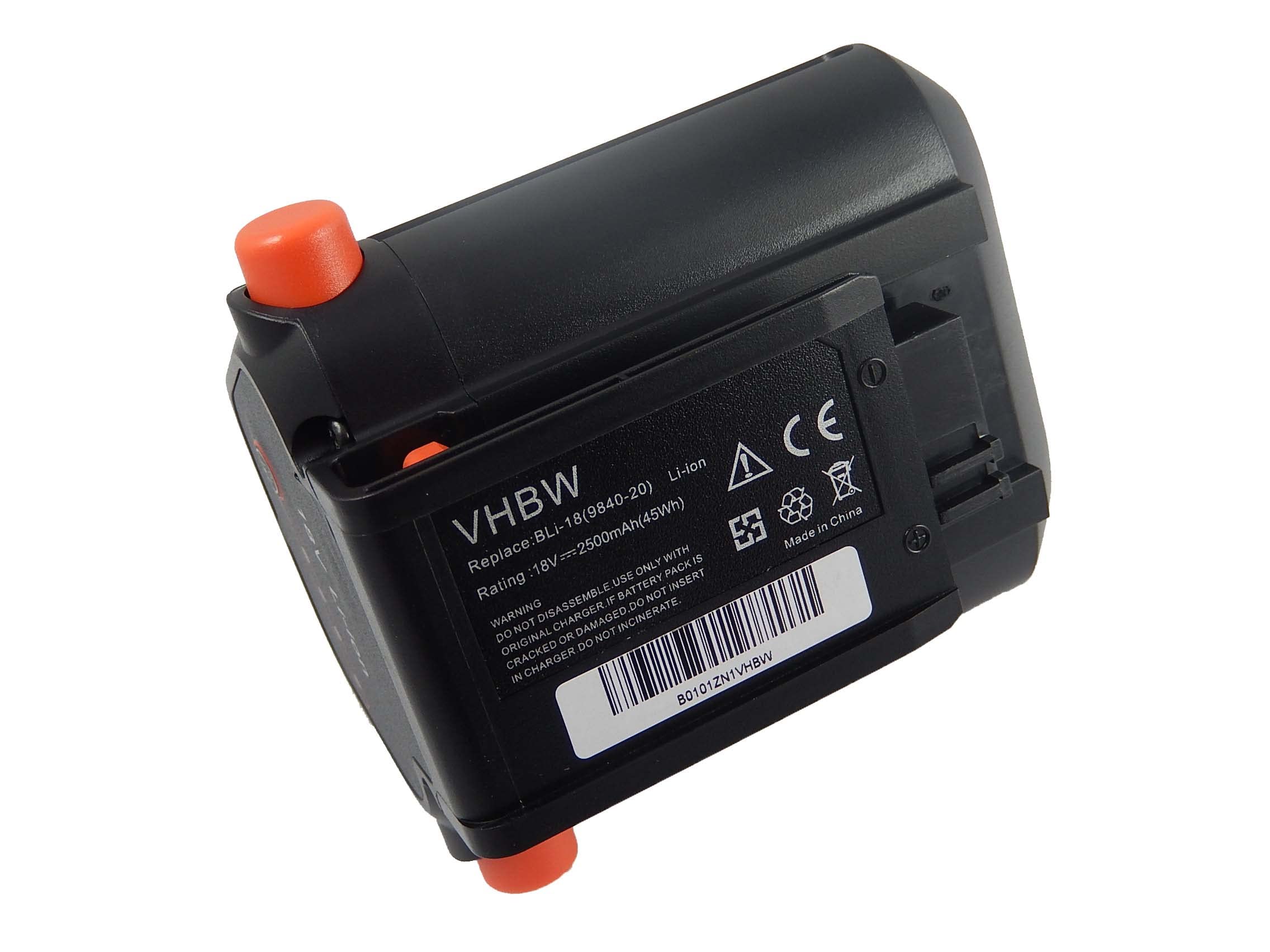 vhbw 2 x akumulator kompatybilny z Gardena PowerMax Li-18/32 5039-20, TCS Li-18/20 (8866-20) (2500 mAh, 18 V, litowo-jonowy)
