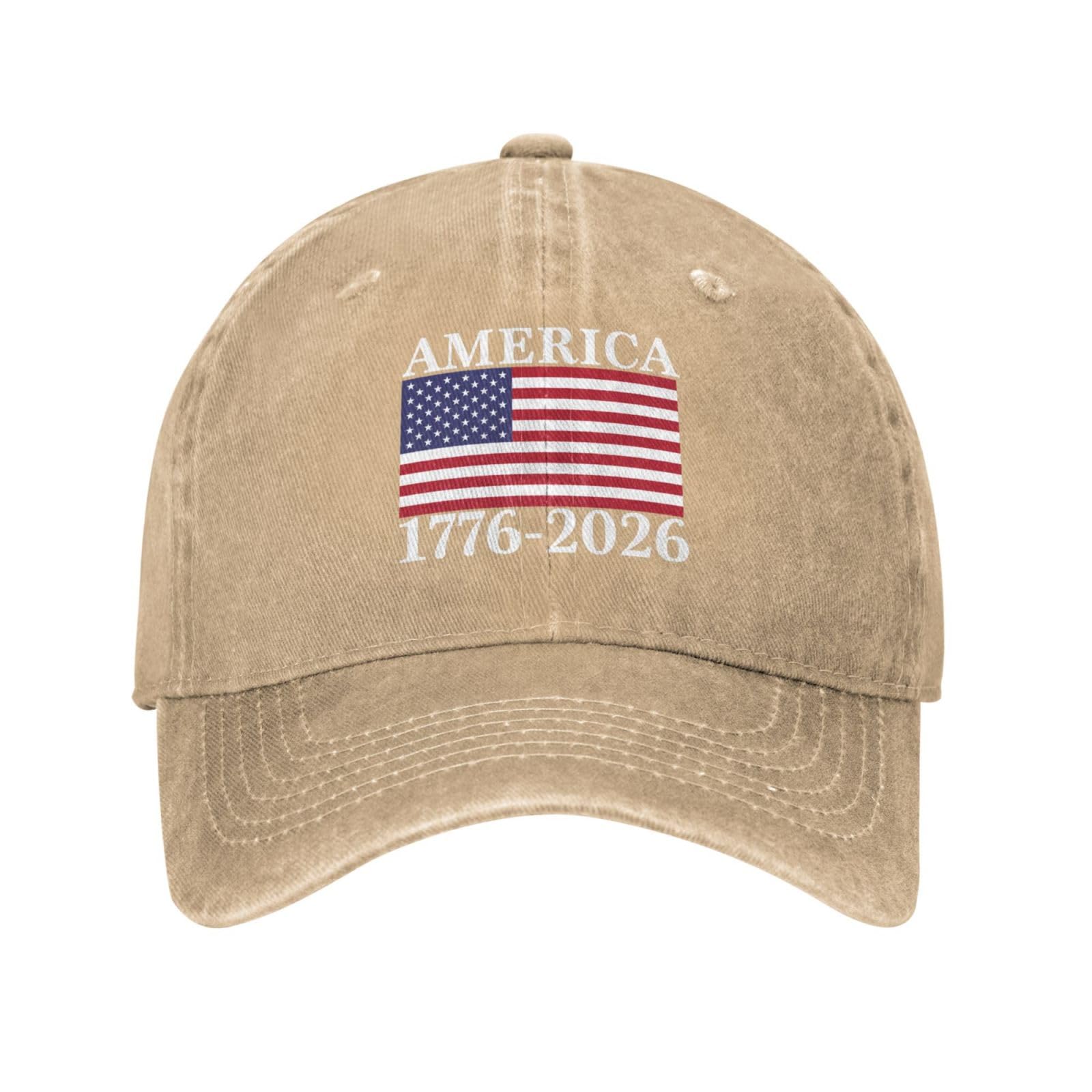 Anceky Unisex Brown 250 Years America Hat 1776–2026 Usa Patriot Cap