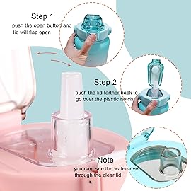 RYI Half Gallon Water Bottle with Sleeve & Strap 64 OZ Motivational Water Bottles with Straw Large Wide Mouth Water Jug with Time Marker for Fitness, Gym and Outdoor Sports, Leak-proof & BPA Free