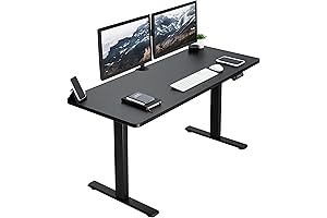 VIVO Electric Height Adjustable Standing Desk Motor Kit (Black)