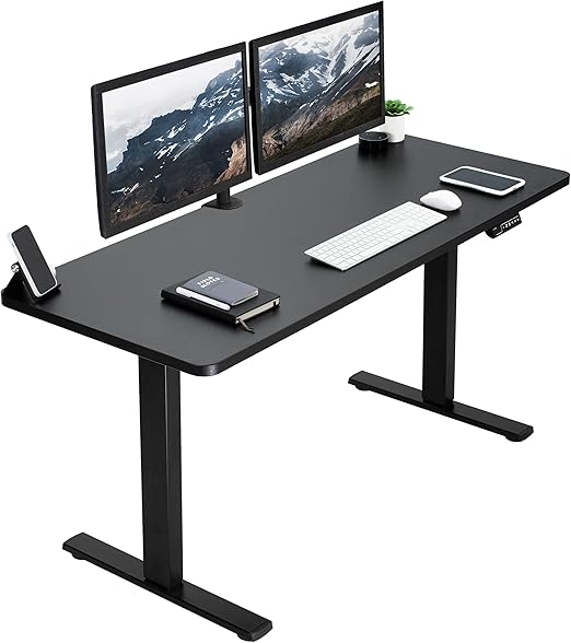 VIVO Electric Height Adjustable 152cm x 61cm Memory Stand Up Desk
