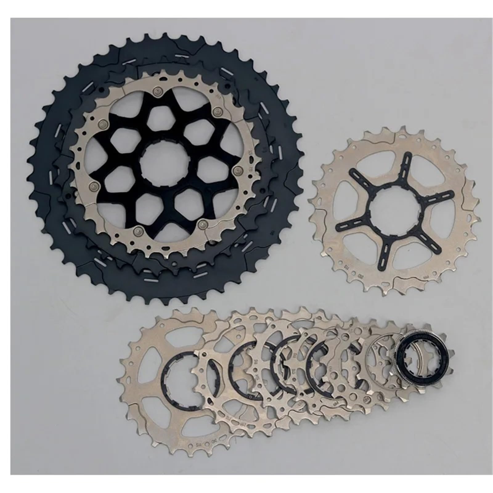Cassette para Bicicleta Compatible con piñones libres Shimano SLX CS M7000, 11-40T, 11-42T y 11-46T, para bicicleta de montaña, piñón de cassette MTB 11S. cubierta bloqueo piñón libre(11-42T)