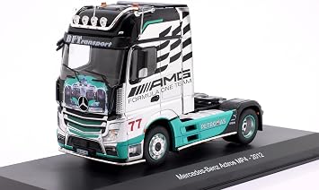 OPO 10 - شاحنة نموذجية بمقياس 1/43 متوافقة مع جرار فريق مرسيدس بنز أكتروس MP4 2012 AMG Petronas F1 Hachette IXO CT003