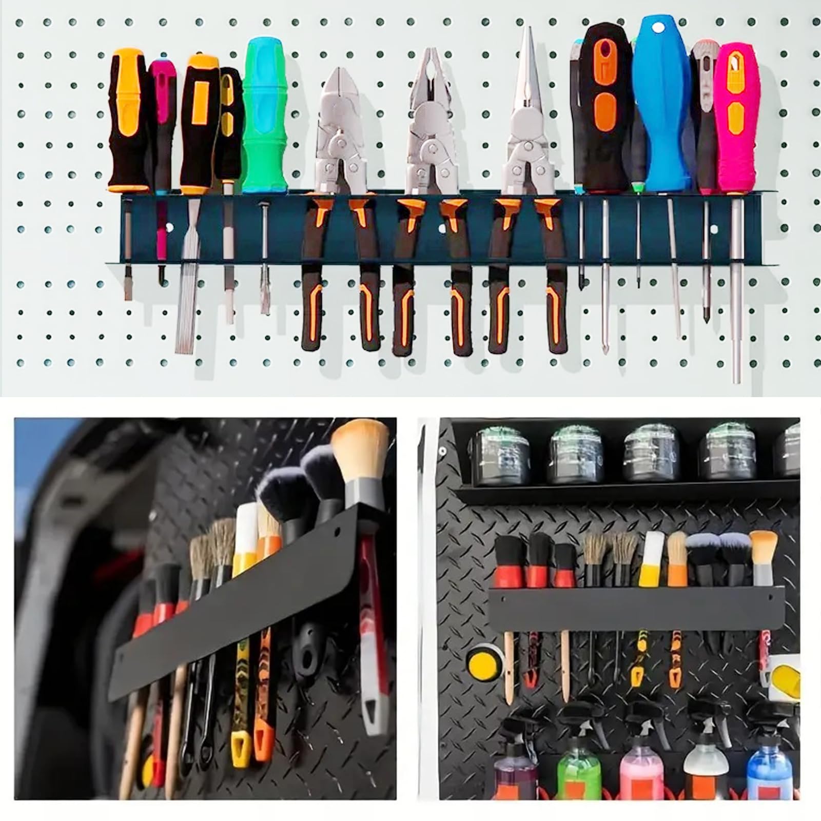 2 Pezzi 40cm Porta Cacciavite Da Parete, Organizer Per Cacciaviti, Supporto Da Parete Per Cacciavite, Organizzatore Cacciavite Per Garage, Officina, Banco Di Lavoro