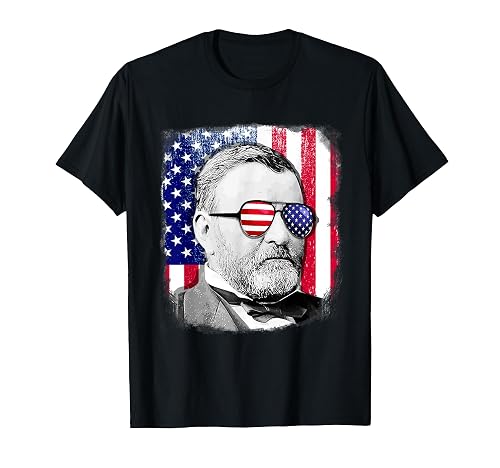 Ulysses S Grant US flag shirt 4th of July T-Shirt
