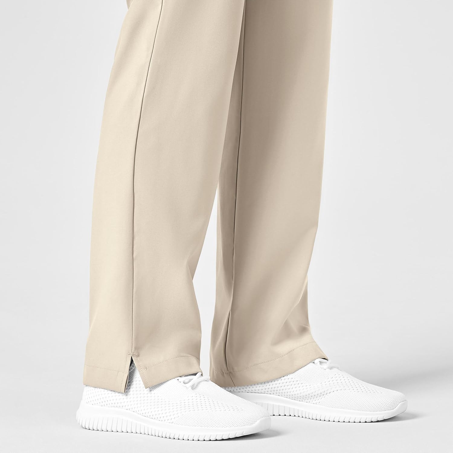 WonderWink W123 Women’s Drawstring Scrub Pant — Khaki, 1X Tall