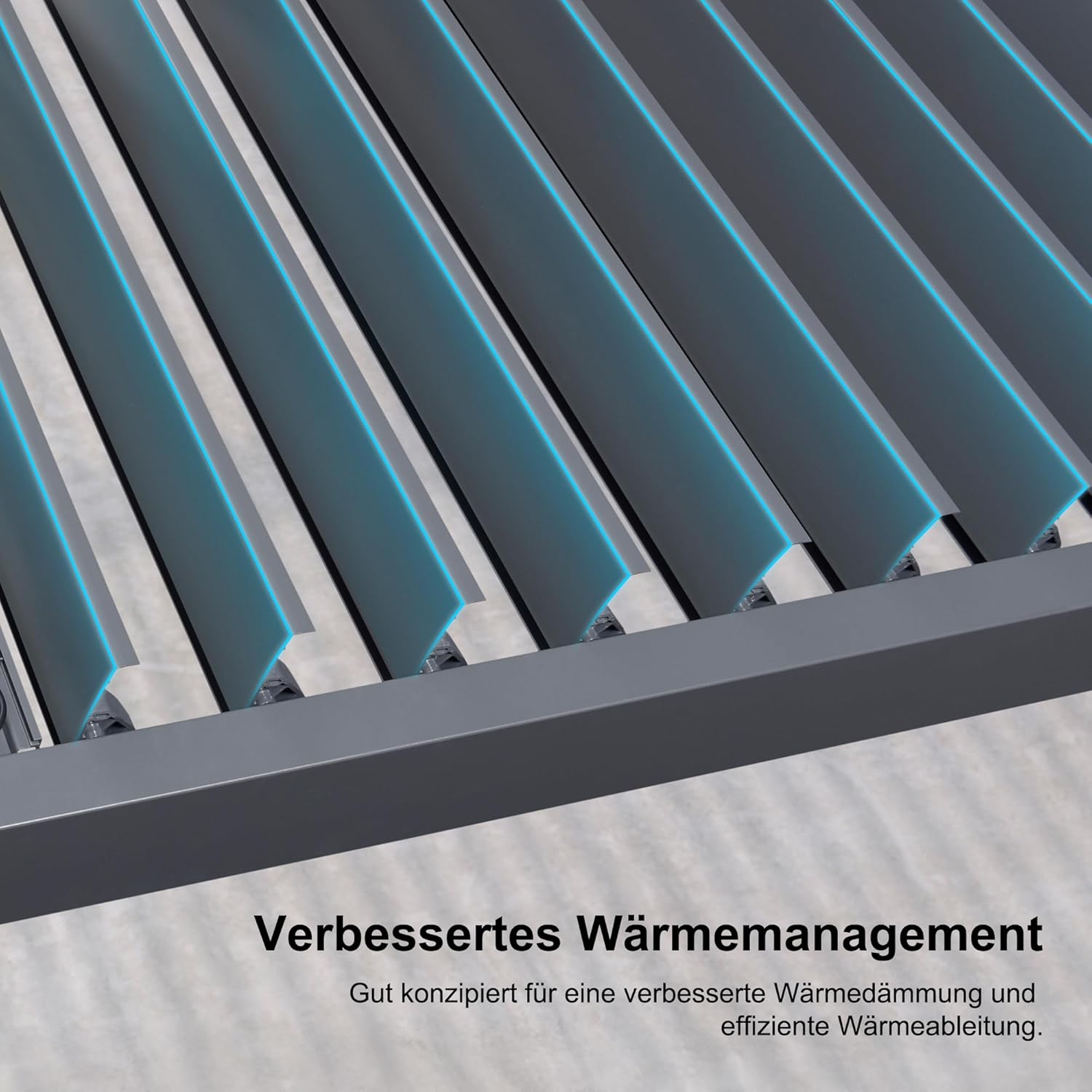 Pergola drainage system diagram