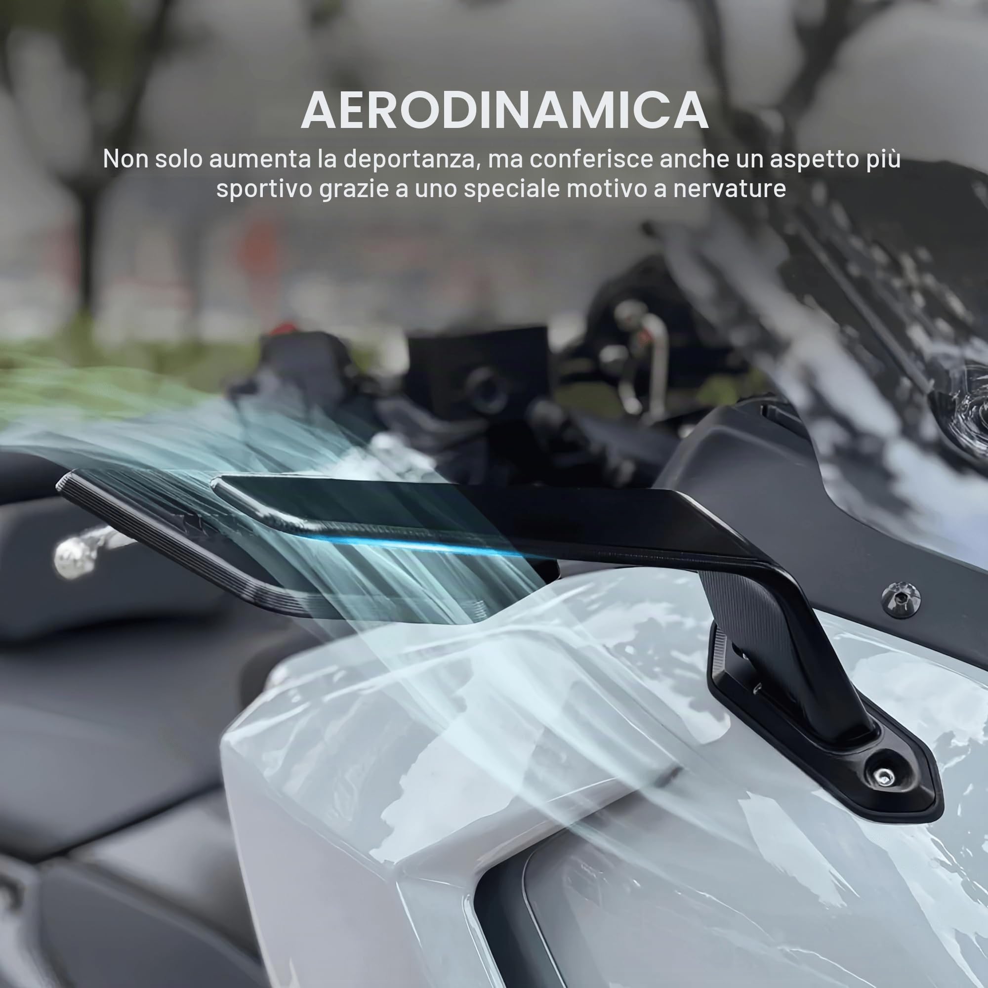 Per YAMAHA T-MAX 560 TMAX560 Tech MAX 2025 Nuovi specchietti retrovisori per motocicletta regolabili in alluminio Accessori per specchietti