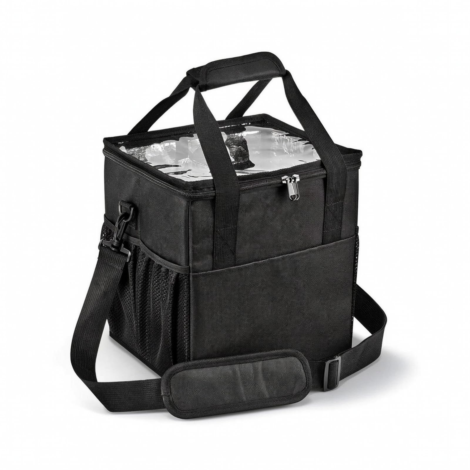 Baoblaze Sac Isotherme avec Séparations Réfléchissant Sac Porte-Boissons avec Séparateur Thermique Porte-Boissons Poignée pour Déplacements Professionnels