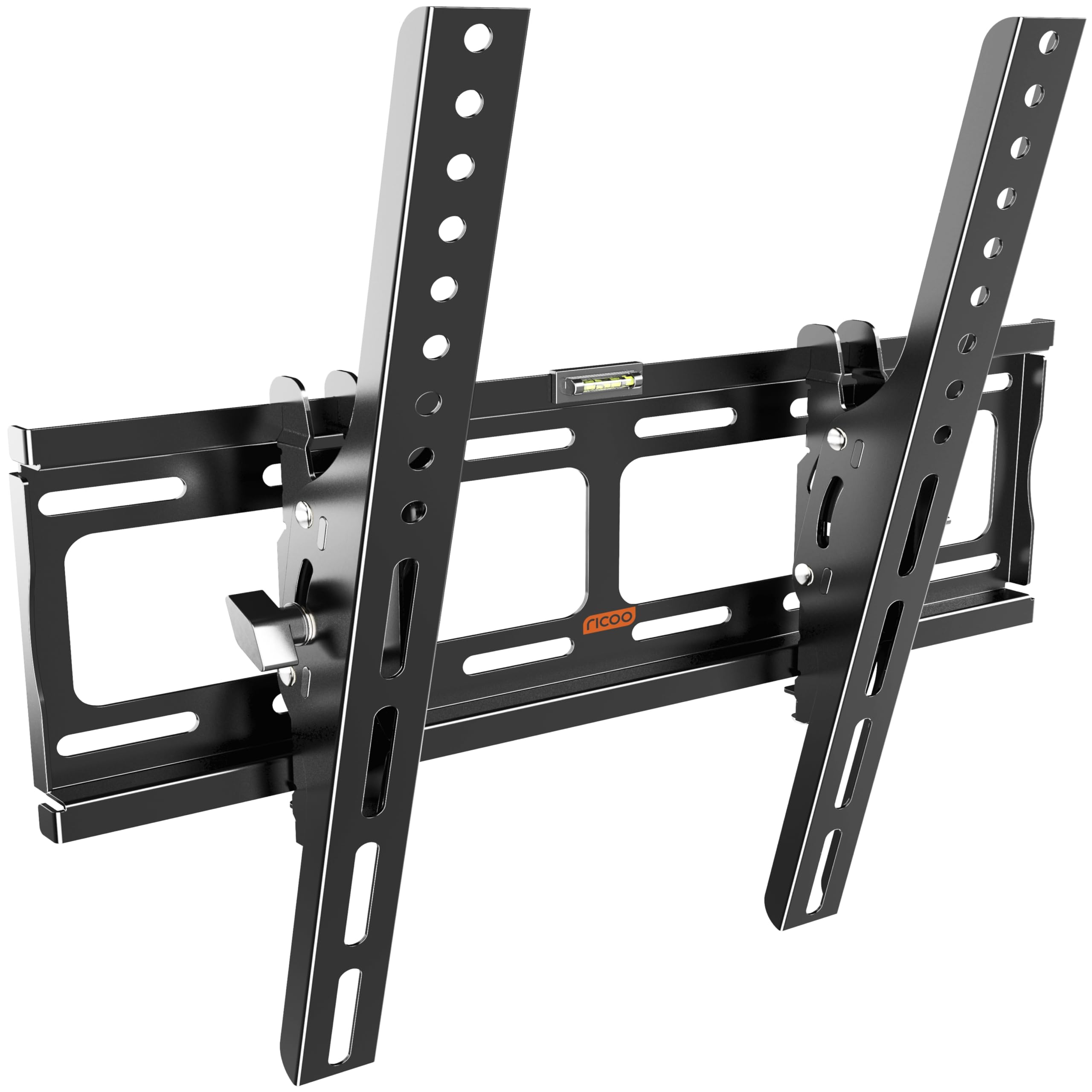 RICOO R09 Support Mural TV 40 à 85 Pouces 42 43 48 50 55 58 60 65 70 75 77 83 Pouces VESA 200x200 à VESA 400x400 Inclinable Universel Fixation Murale TV QLED OLED LED LCD