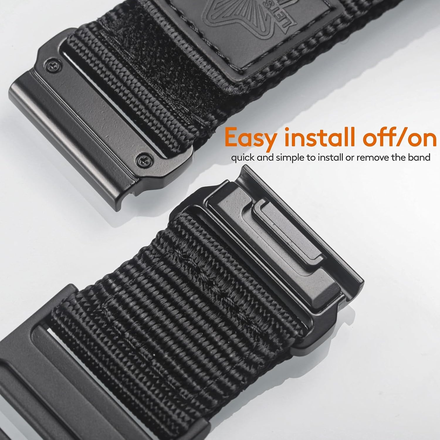 Compatible With Garmin Watch Band, Nylon Watch Band Sports Strap For Fēnix/Instinct/Tactix/Vivoactive/Approach/MARQ/Quatix/D2/Forerunner/Enduro,20/22/26MM Garmin Watch Wrist Band