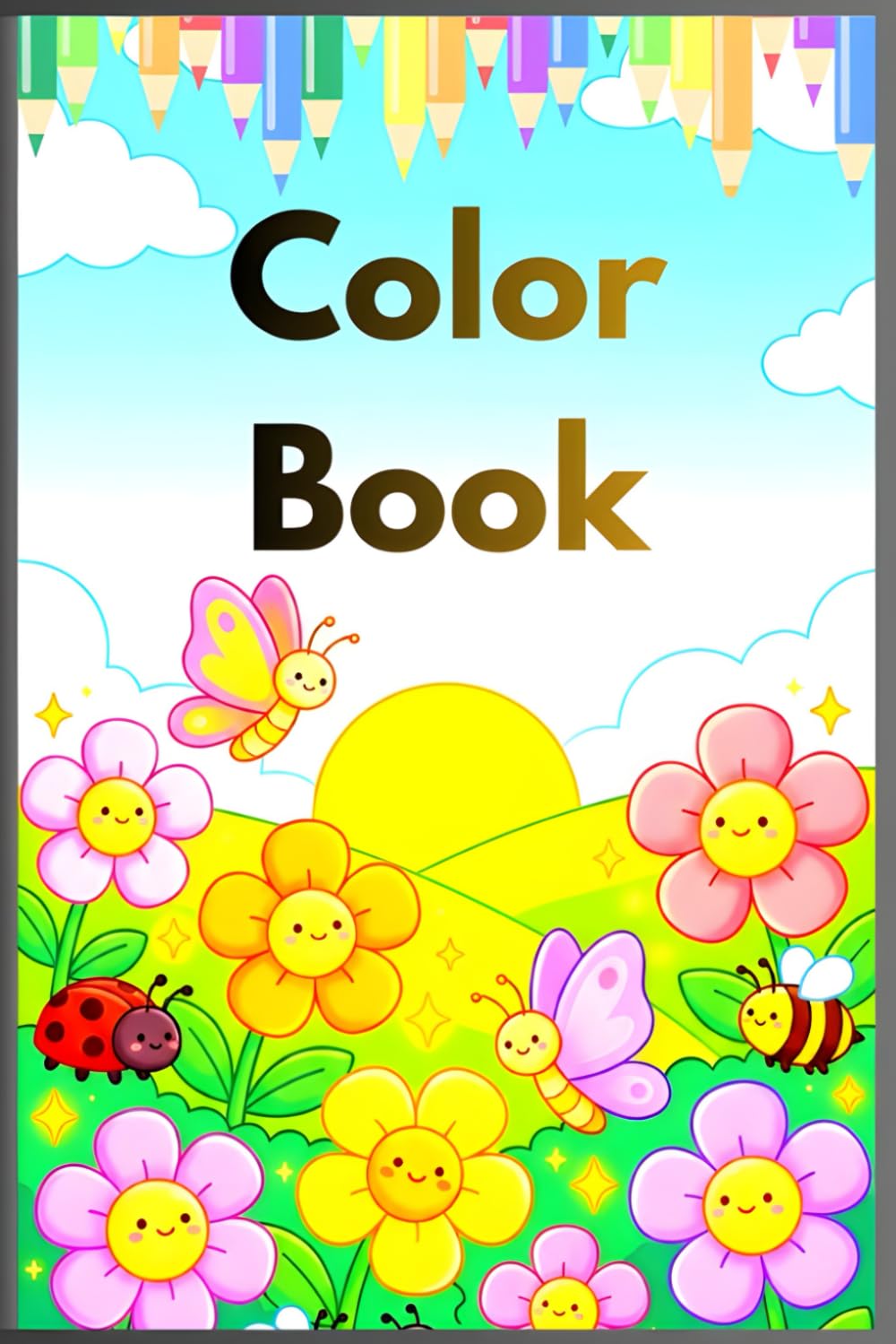 Sunflower Colour Book: A Fun and Joyful Coloring Book for Kids Ages 3–6