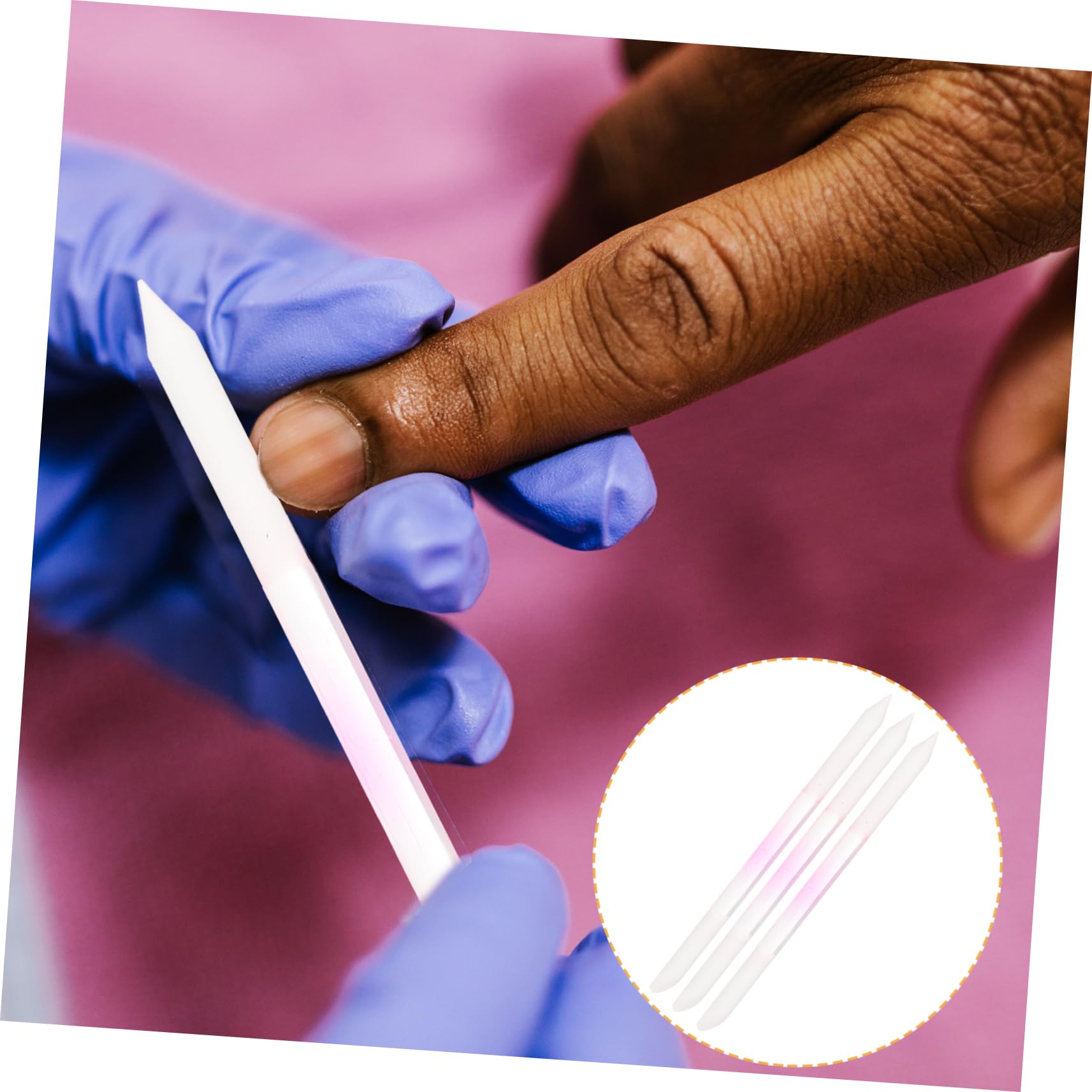 FRCOLOR 5 Set Di Lime Per Unghie in Lime Per Unghie Lisce Lime Per Unghie Speciali Strisce Per Lucidatura Unghie Strumenti Per Manicure Facili Da Usare Per Casa E Viaggio 3 Pezzi * 5