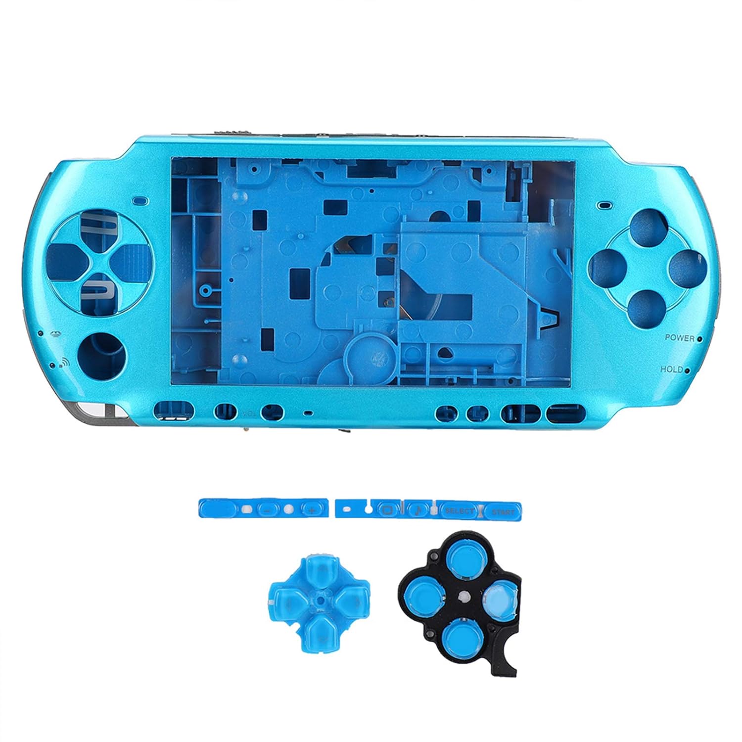 Travel Carry Hard Cover Case Shell for PSP 3000 Game Console, Full Housing Shell for Sony PSP 3000 Console, with Screwdrivers