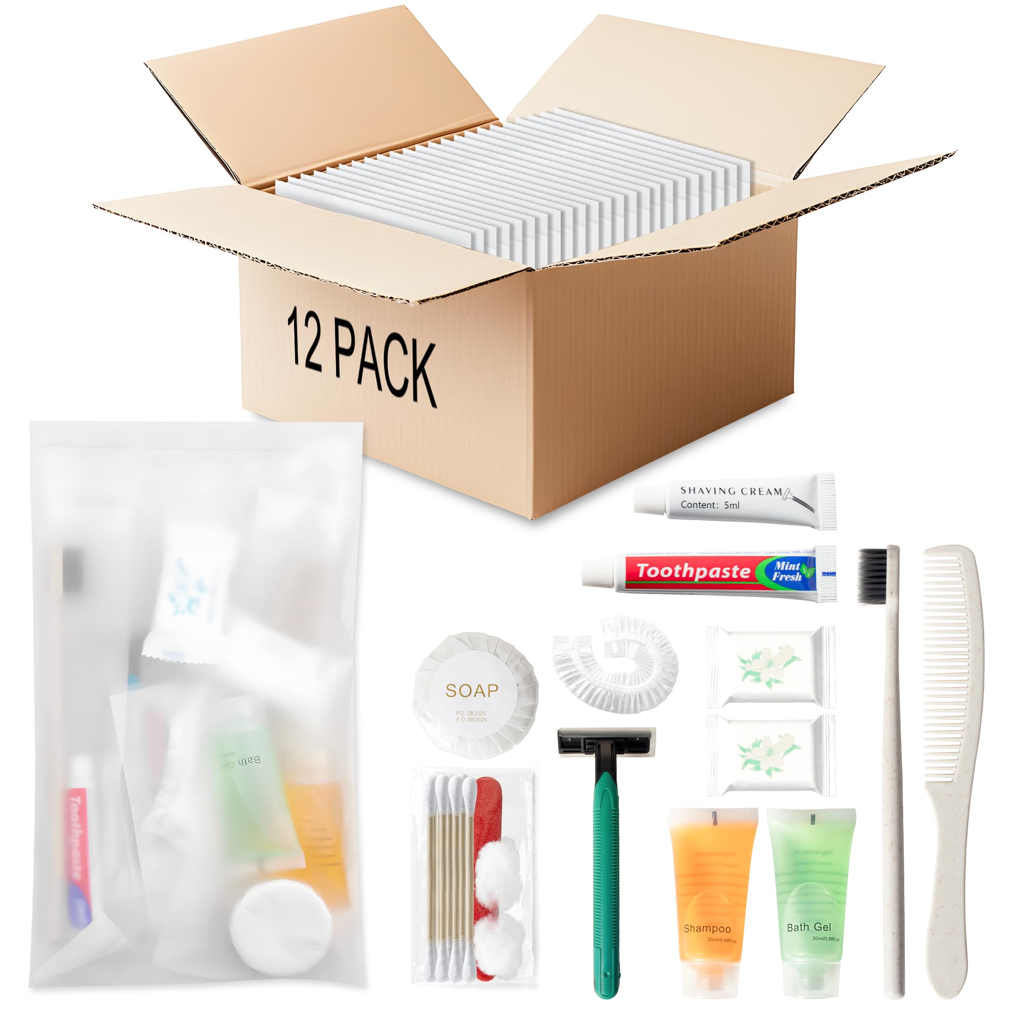 Hygiene Kit Bulk, Individually Packed, The convenience kit bulk Is Fully Equipped And Clean And Hygienic, Convenience Kits Suitable For Hotel, Home,