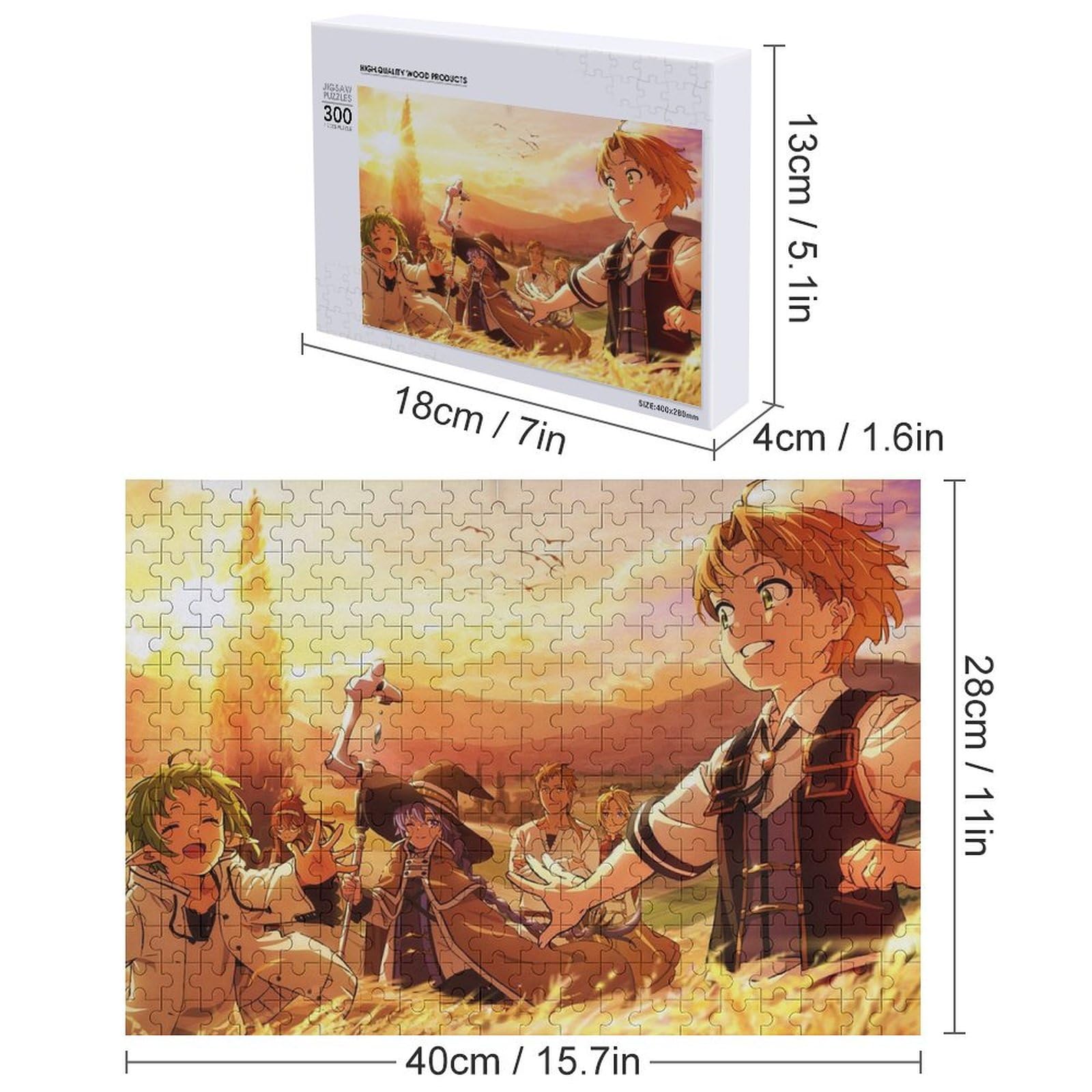 アニメキャラクター ジグソーパズル 木製フレーム付き Amazon.co.jp: 無職転生 ジグソーパズル アニメ 木製パズル ジグソー