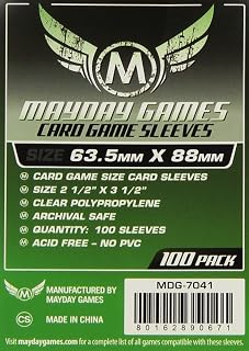 Maydaygames - 100 ProtÇùge Cartes Format Standard 63.5x88mm (7041)