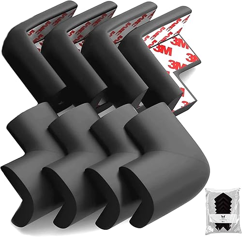 Miniatura 1 de Paquete de 8 protectores de esquina para esquinas y bordes a prueba de bebés, protectores de esquina de mesa para protectores de esquinas de