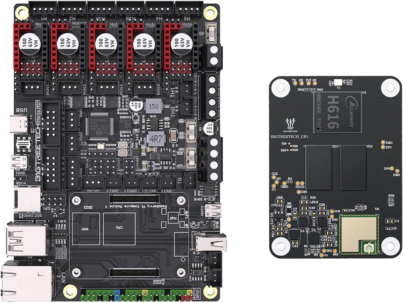 Manta M5P+CB1 V2.2 Core board 1GB DDR3 Running Linux System Klipper Support TMC2209 HDMI SPI LCD for Ender 3 Voron V0