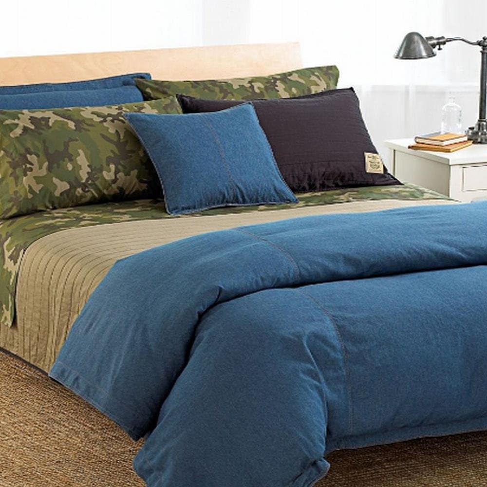 Lauren by Ralph Lauren University Denim Twin Bedskirt Blue Home & Kitchen