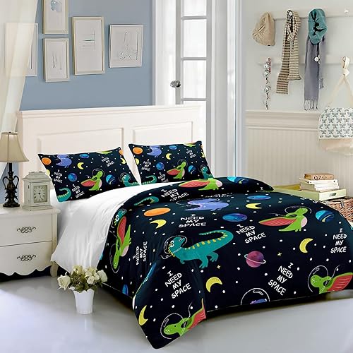 Miniatura 90 de Cartoon Cat Comforter Cover Set - Queen Size, Gradient Line Cat Bedding Set with Zipper for Kids Teens Boys Girls Adult Room Decor - 1 Quilt Cover 2